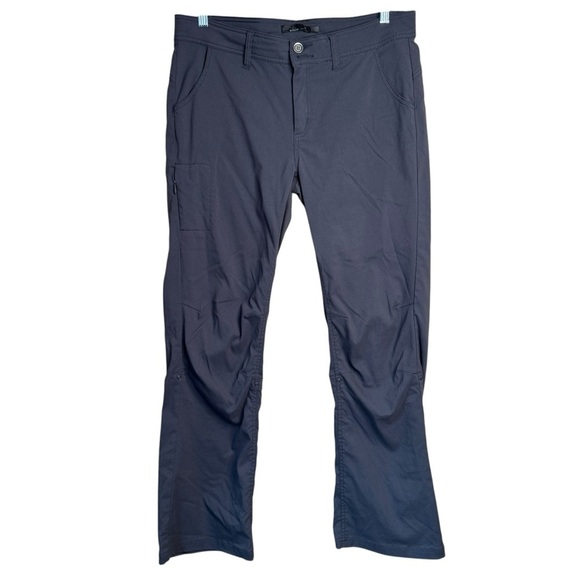 Prana Halle Straight Leg Roll-Up Outdoor Hiking Pants Gray Women’s Size 14 - Picture 1 of 8